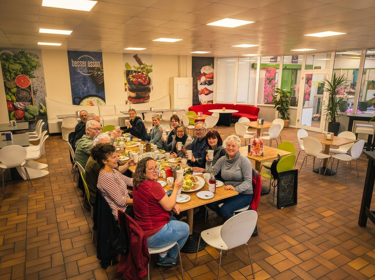 Markt Bistro Eingang im Landgard Dresden